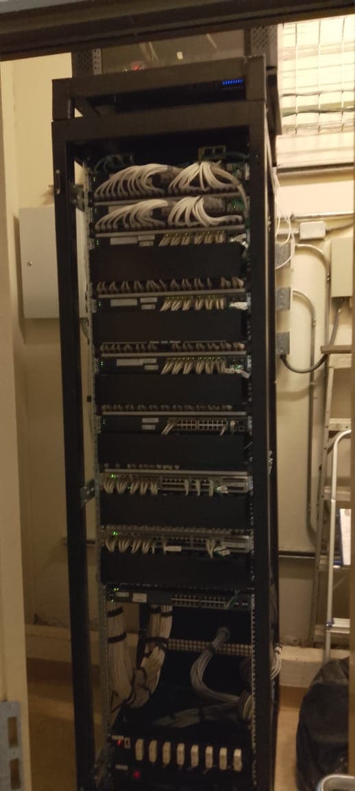 Rack después del ordenamiento